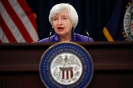 FILE - Former Federal Reserve Chair Janet Yellen at a meeting in Washington, Dec. 13, 2017.