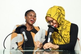 Makkah Ali and Ikhlas Saleem, co-hosts of the podcast 