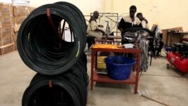 Bicycle factory in Kisumu, Kenya