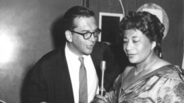 Willis Conover with Ella Fitzgerald