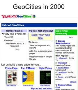 GeoCities in 2000