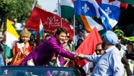 Canadian Prime Minister Justin Trudeau participates in the India Day Parade in Montr<I>&#</i>233;al, on August 20, 2017. (PMO Photo by Adam Scotti)