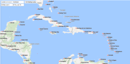 Google Flights Map View