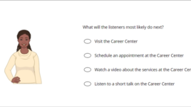 Test image of TOEFL Essentials. (Courtesy of ETS)