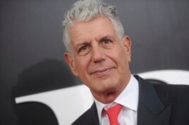 Anthony Bourdain at the premiere of 