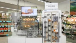 A demonstration of the BreadBot robotic baker, created by the Wilkinson Baking Company. (Wilkinson Baking)