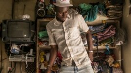 A tailor works in Dakar's Niary Tally neighborhood, the working class area where Dakar Fashion Week held their 