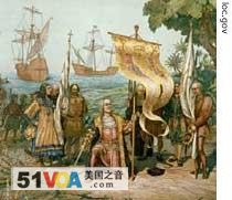 Christopher Columbus arrived in the New World while seeking a new trade passage to Asia and its spices 