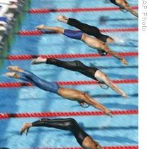 Faster Swimming Sinks High-Tech Speed Suits