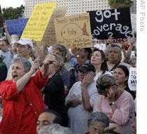 Seeking Opinions on Health Reform, and Getting an Earful 