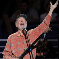Pete Seeger at his 90th birthday celebration