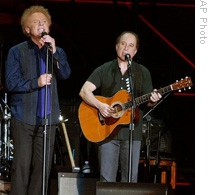 Art Garfunkel and Paul Simon 