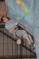 A Sportrock member climbing