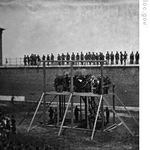 Officials prepare to hang the plotters in Washington  