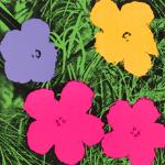 Andy Warhol was also well known for his many flower paintings.