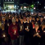 A candlelight vigil in New Brunswick, New Jersey, to remember Rutgers University student Tyler Clementi, who killed himself