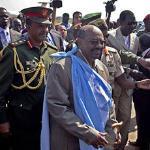 Sudan's President Omar al-Bashir visiting the southern Sudanese capital, Juba, this week