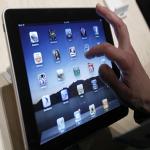 An iPad with many choices of apps