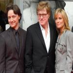 James McAvoy, Robert Redford and Robin Wright at the premiere of  'The Conspirator' at Ford's Theater in Washington, DC on April 10, 2011
