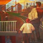 Detail from a Ben Shahn Depression era mural